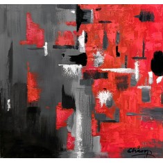 Arshad Shirazi, 18 x 18 Inch, Acrylic on Canvas, Abstract Painting, AC-ARS-037